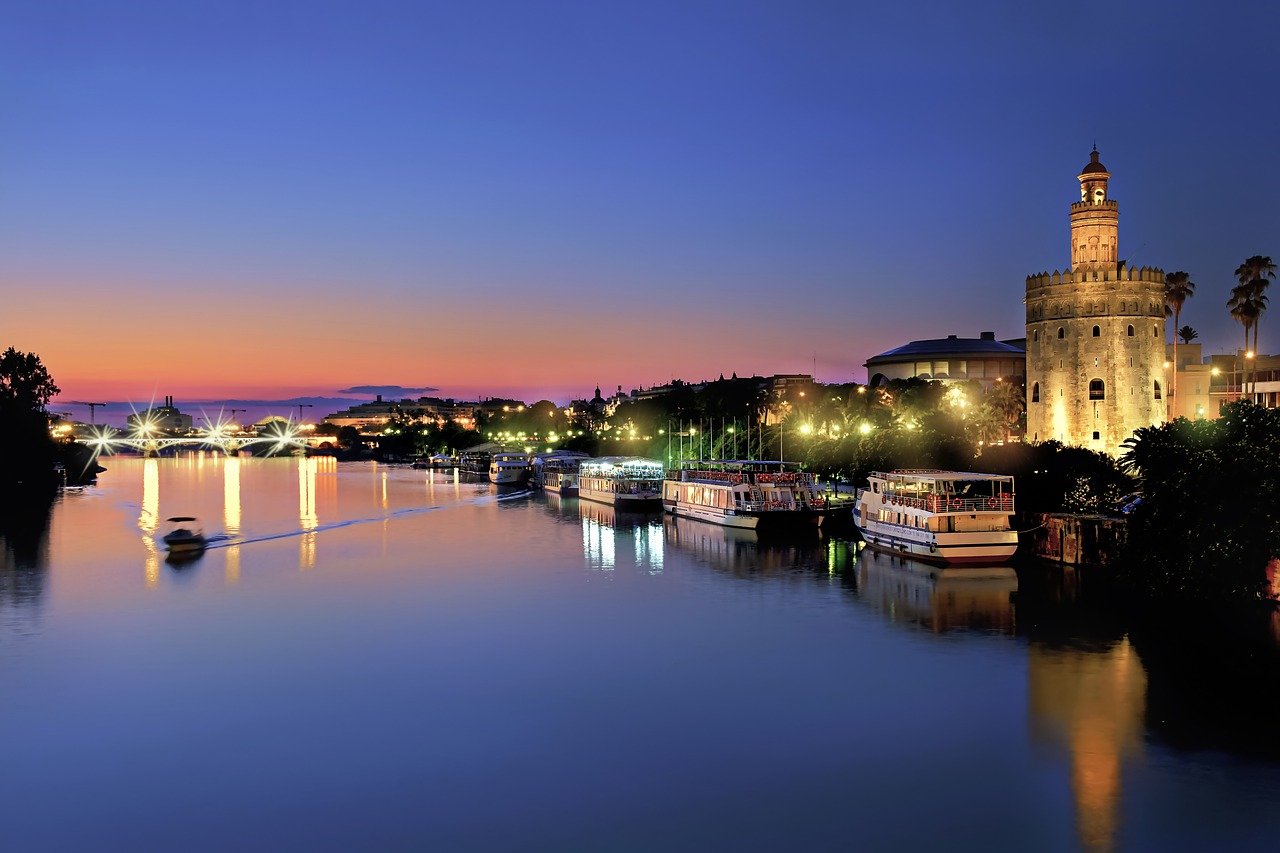 seville river night