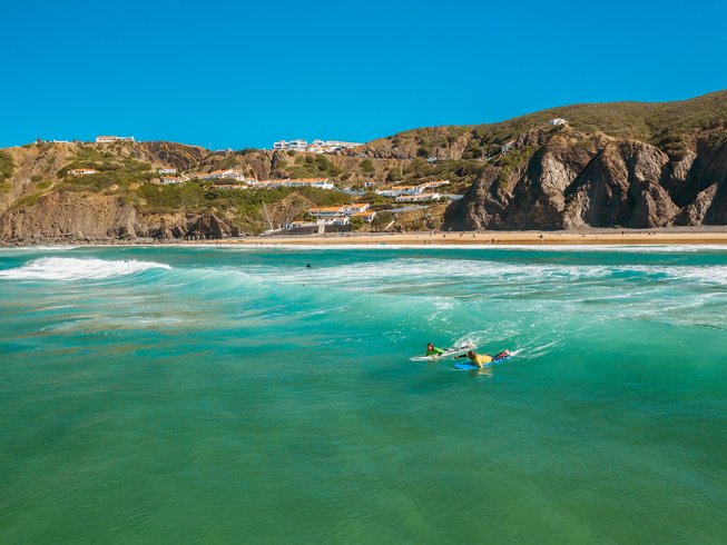 tiny whale surf camp algarve