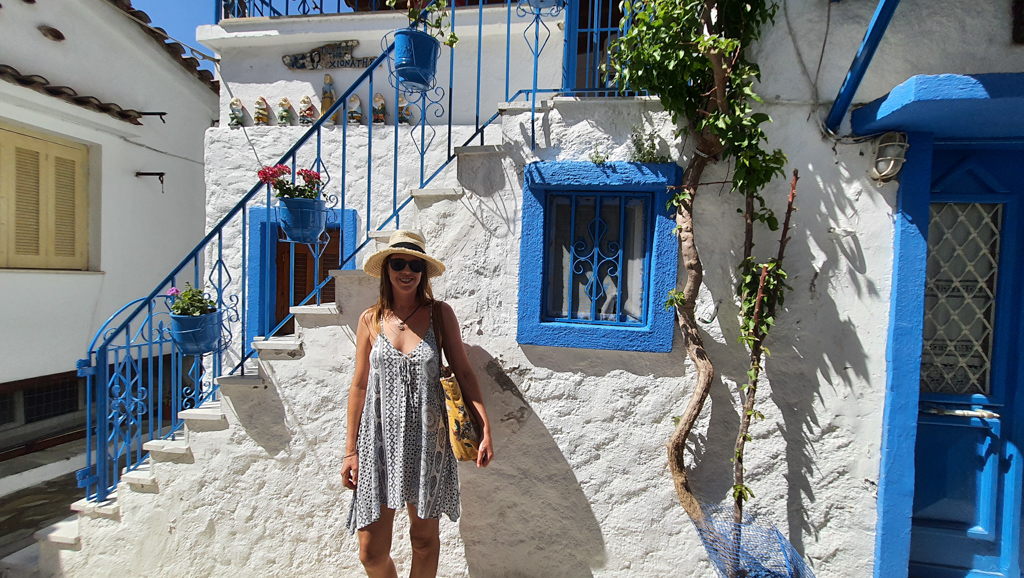 wandering through skiathos old town
