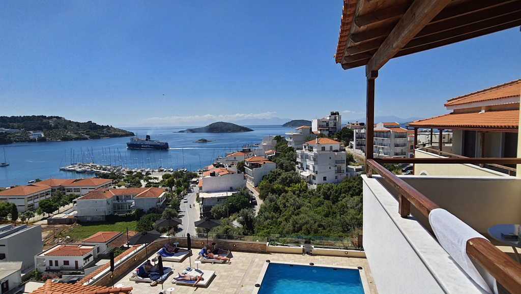 view from skiathos luxury living