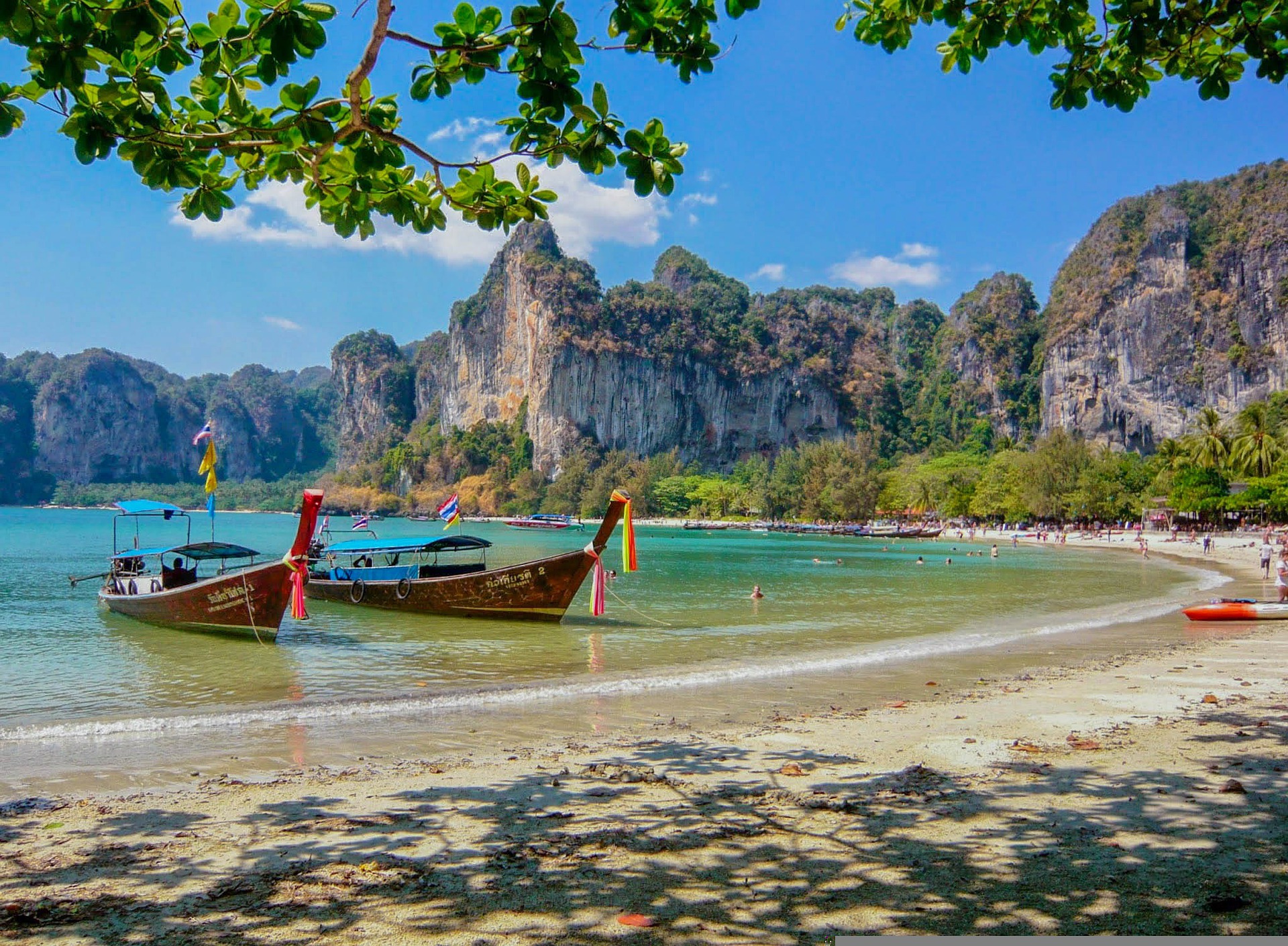 thailand beach boats