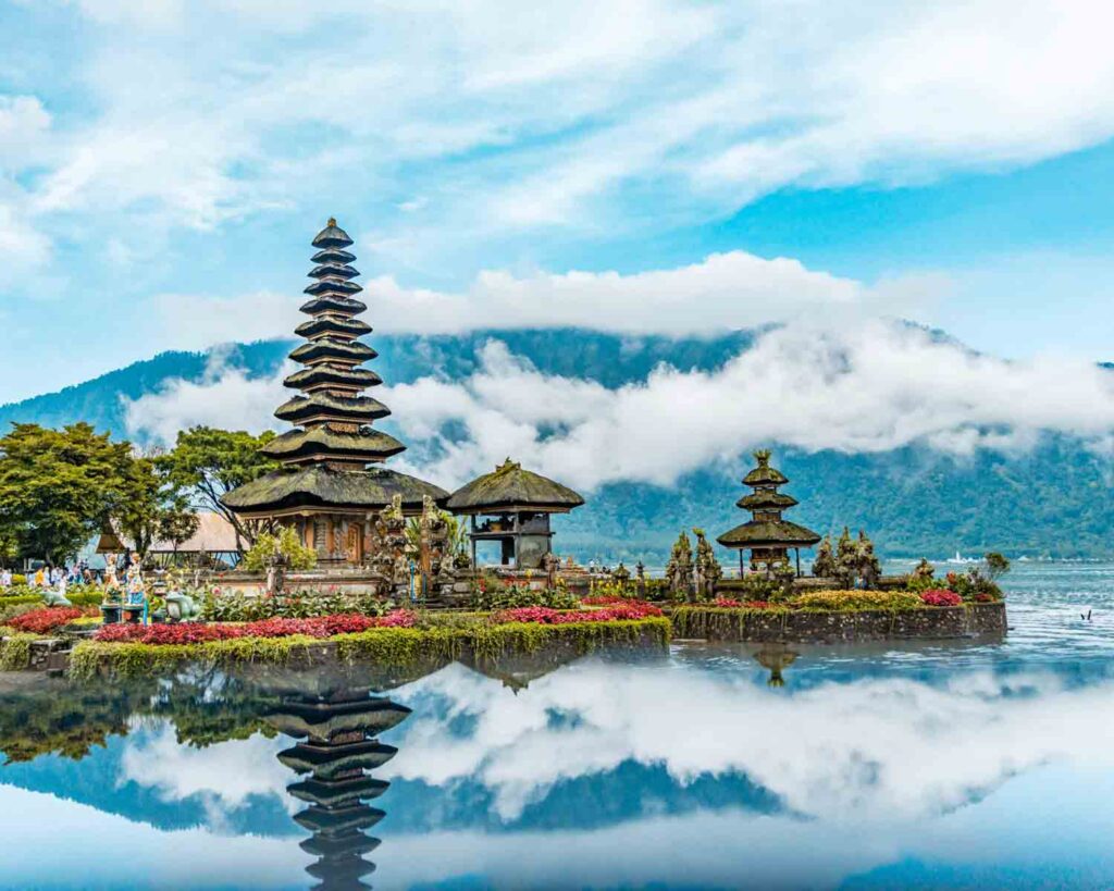 Pura Bratan temple in Bali