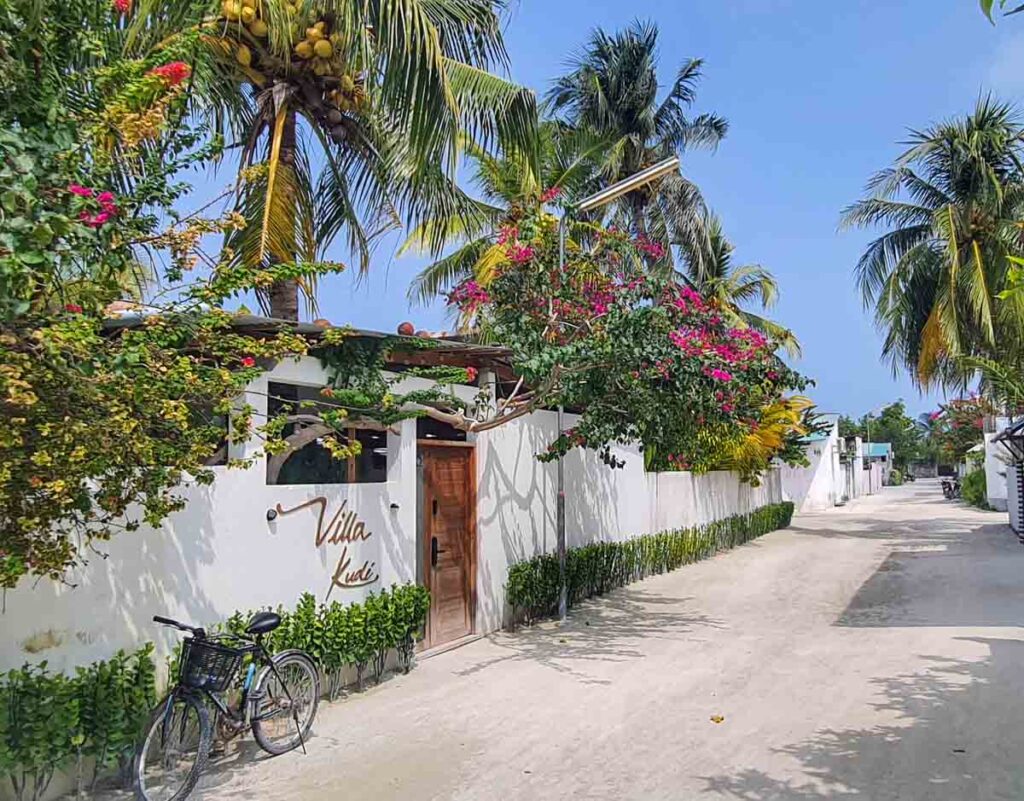 villa kudi thulusdhoo maldives budget accommodation