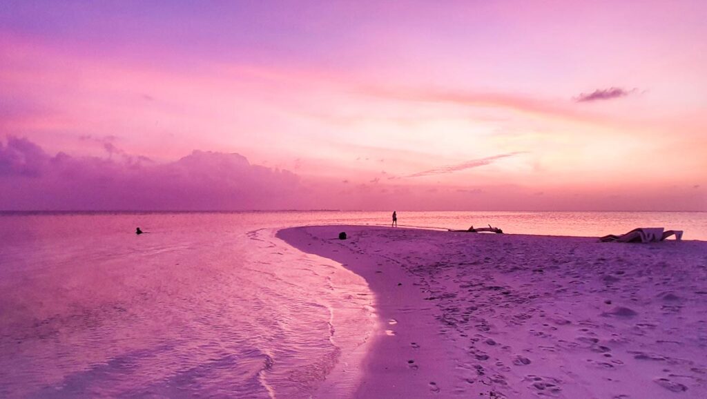 maldives sunset