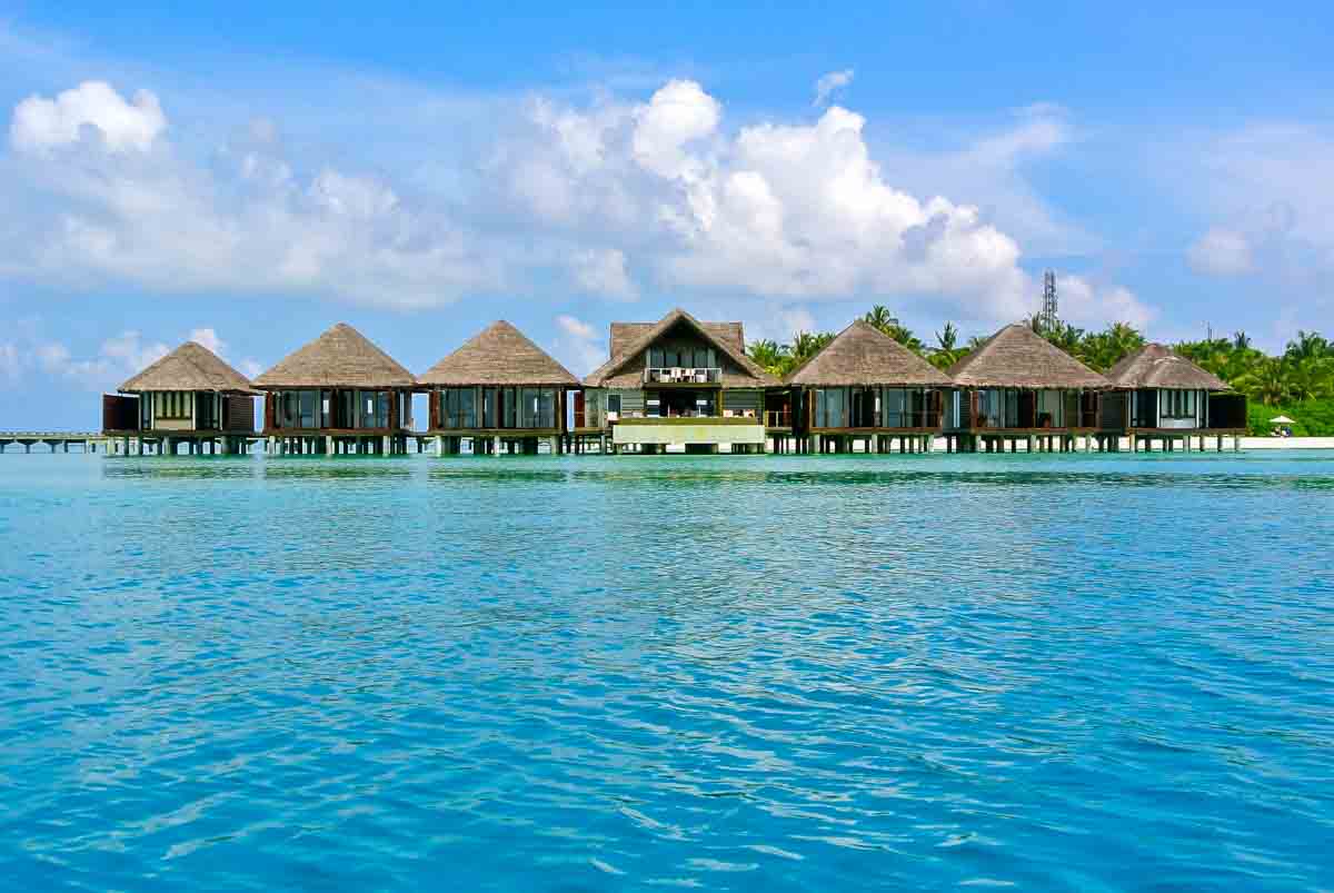 maldives resort over water villas