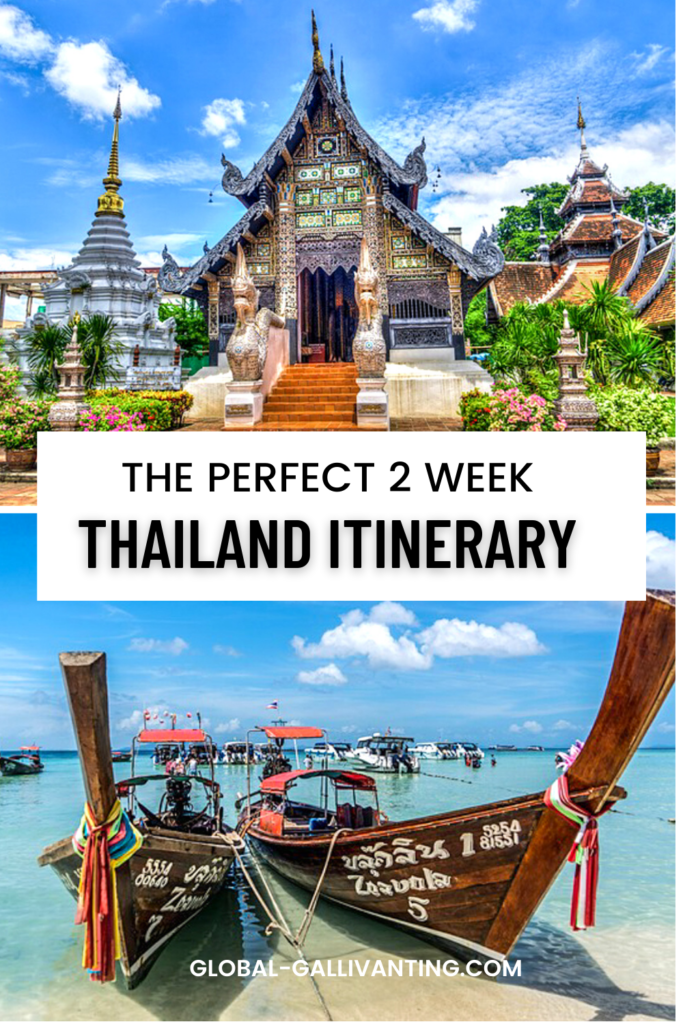 2 week thailand itinerary pin