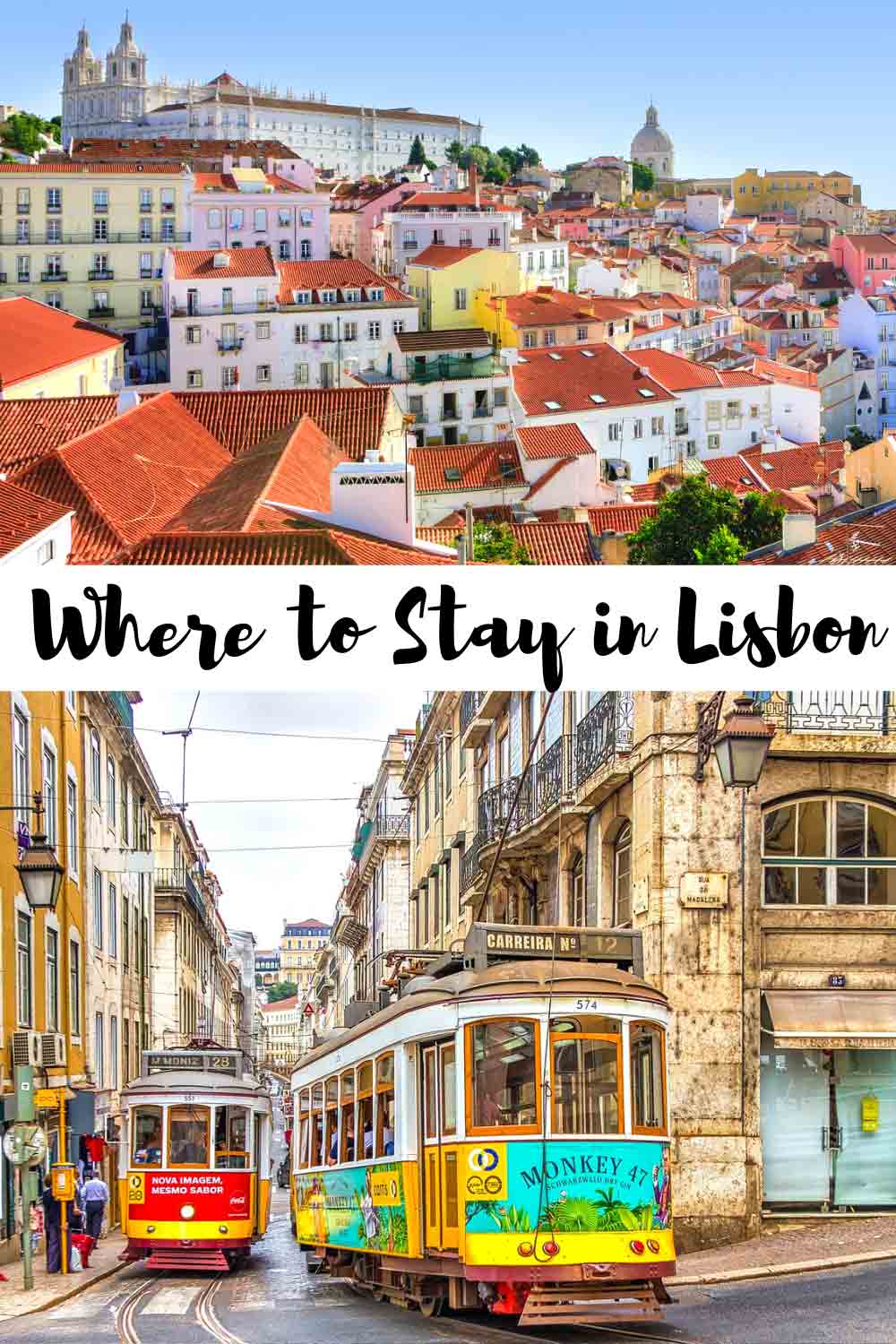 Where To Stay in Lisbon pin