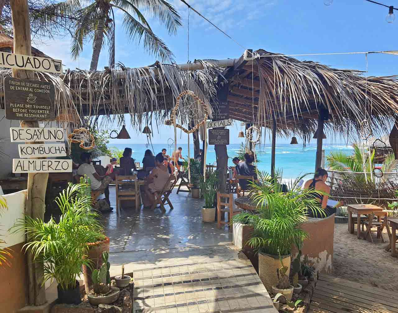 beach cafe mazunte mexico