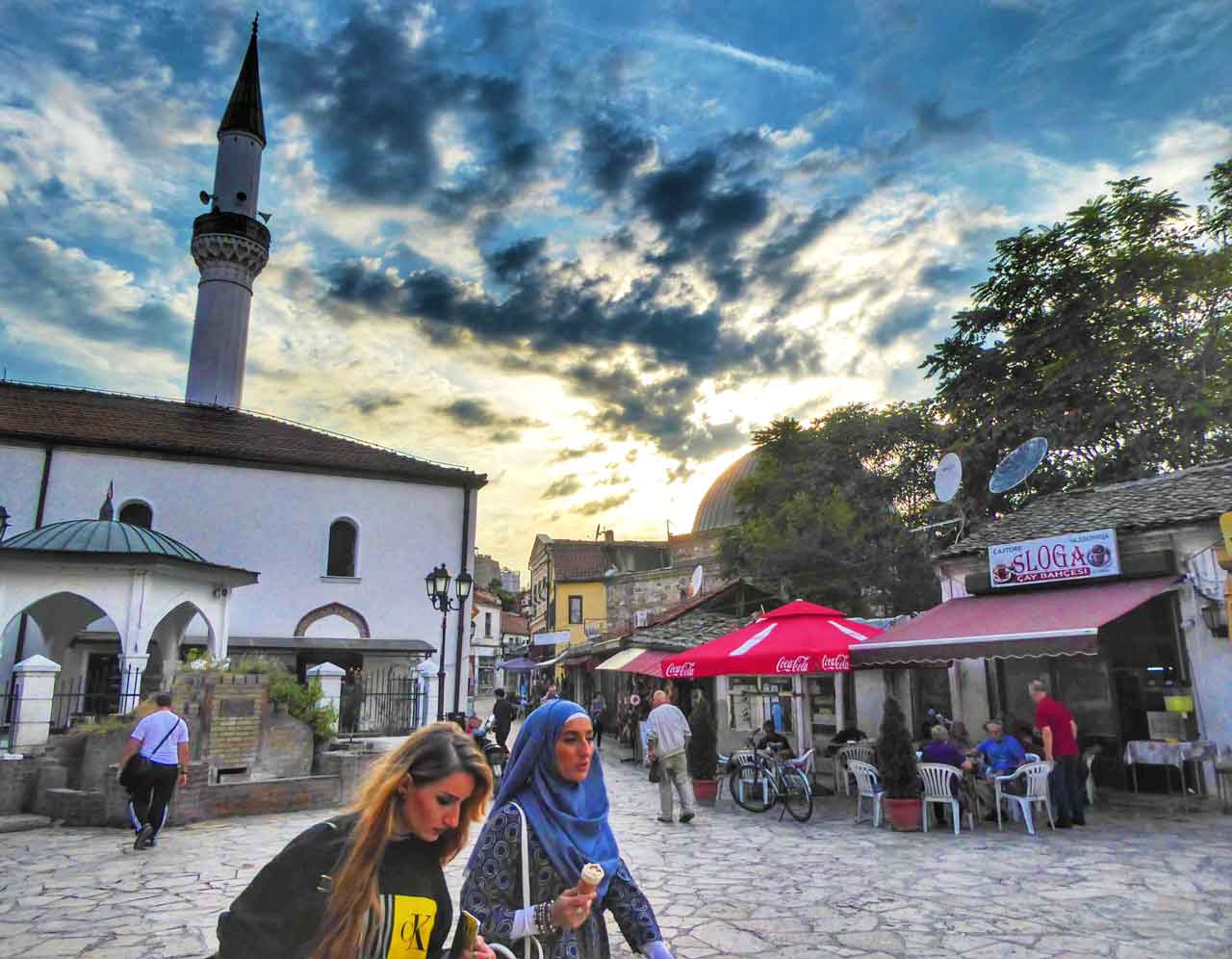 The Ottoman era old town in Skopje, Macedonia