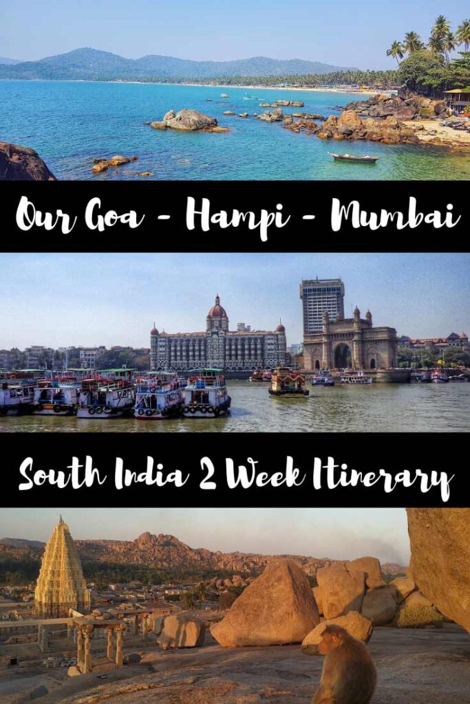 Our Goa Hampi Mumbai South India 2 week itinerary
