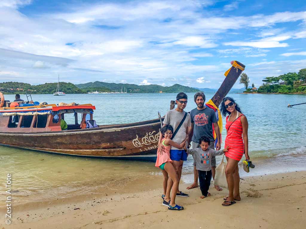 Longtail boat trip. Photo by Zest In A Tote