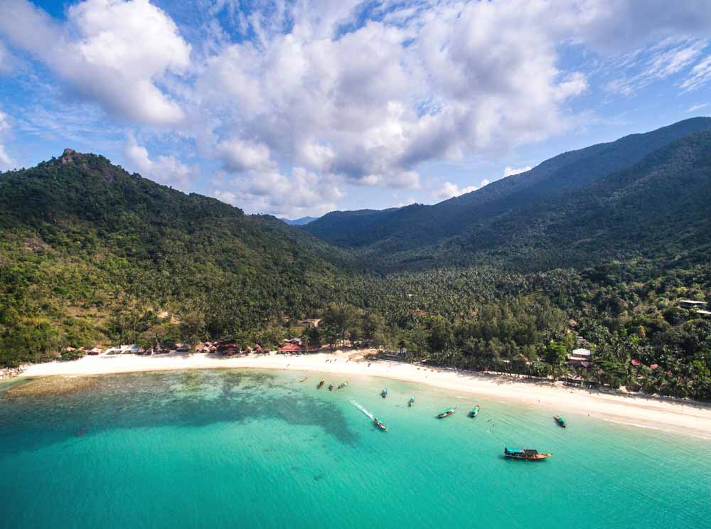 one of the best beaches and places to stay in Koh Phangan