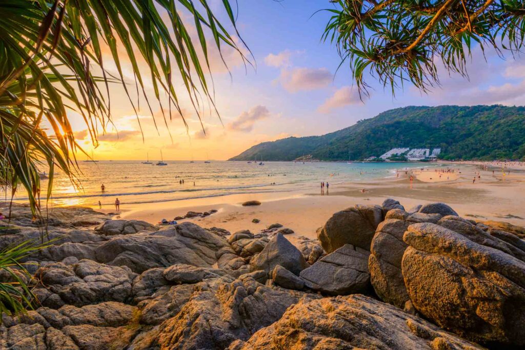 Sunset at Naiharn beach, Phuket