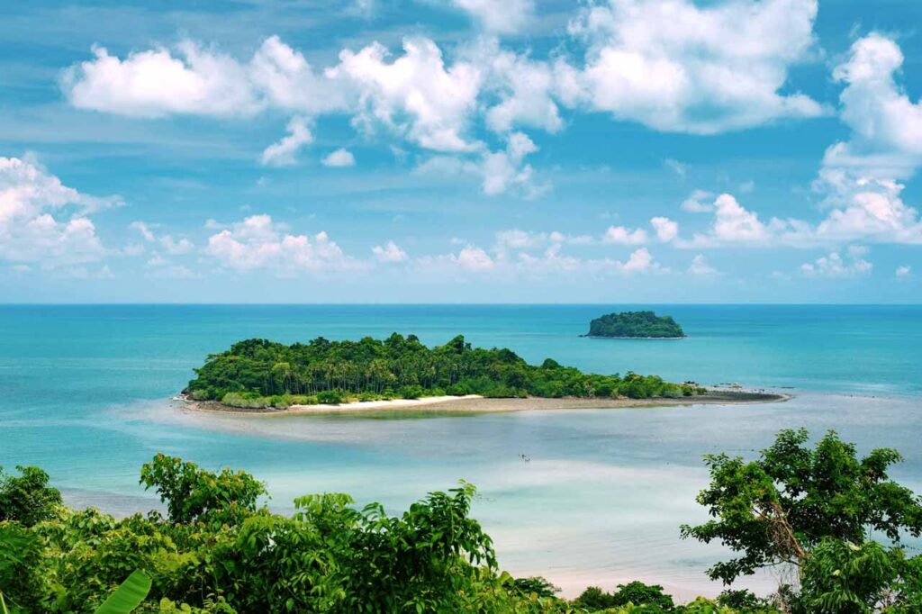 kai bae viewpoint on koh chang island thailand