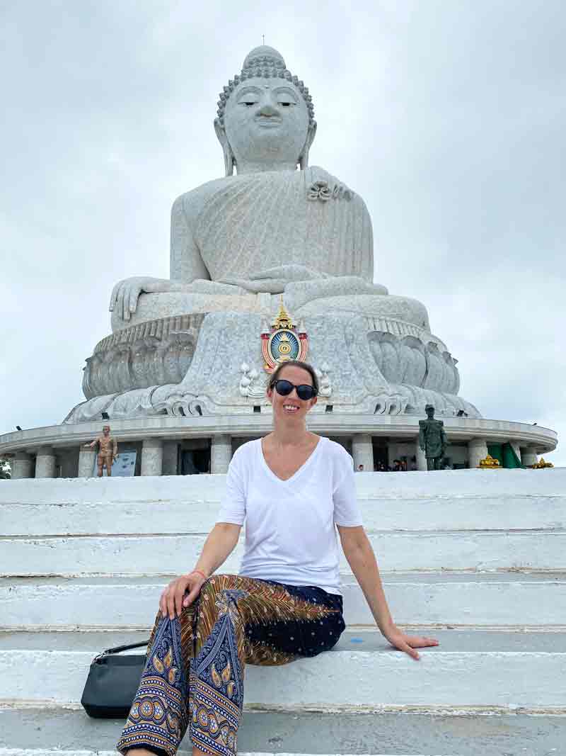 anna at the big buddha phuket