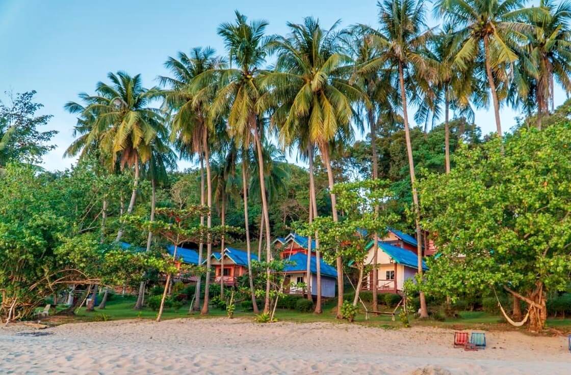 sun smile beach huts in koh jum, krabi