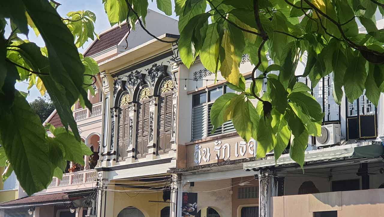 historic buildings in old phuket town