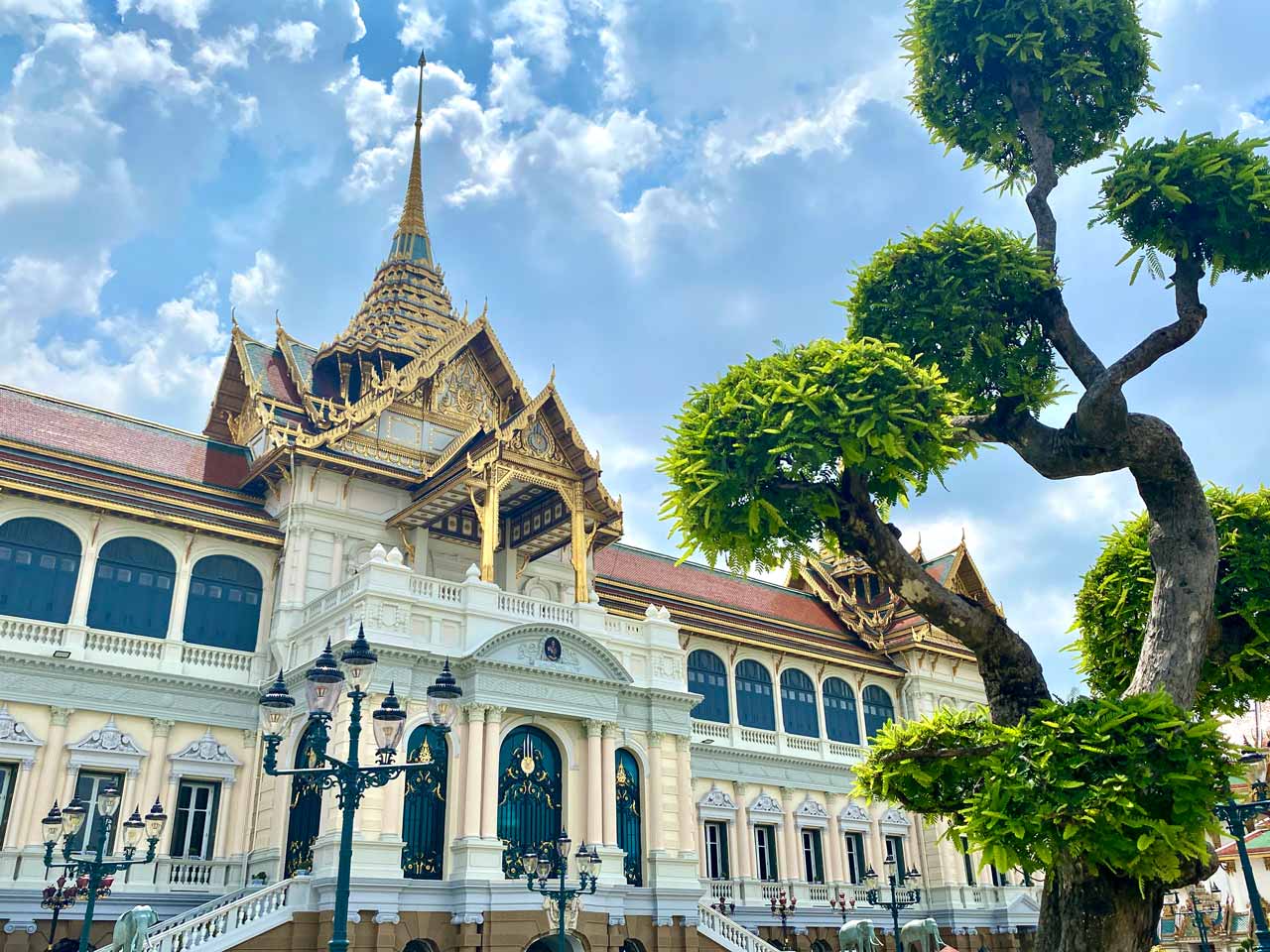 royal audience halls at the grand palace in bangkok