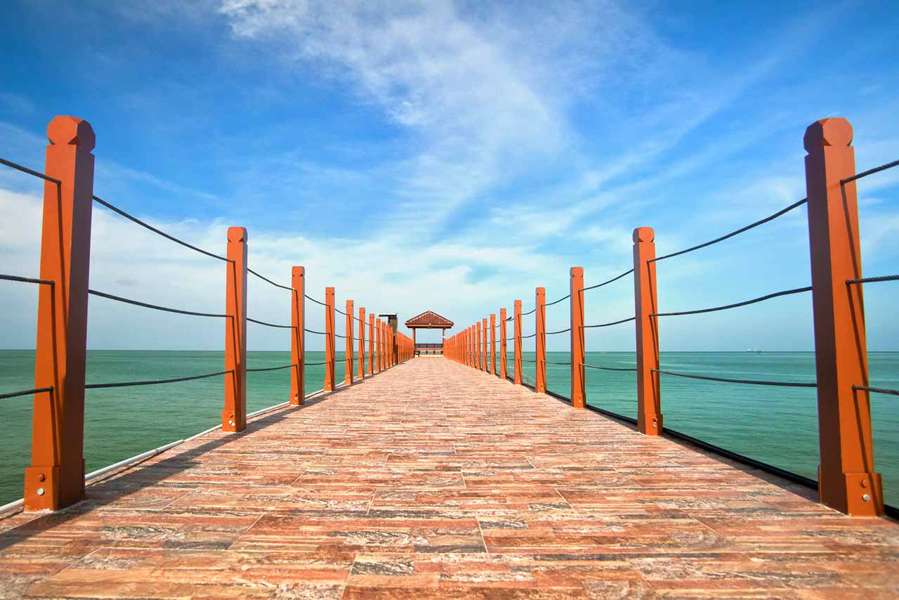 jetty at penang national park 