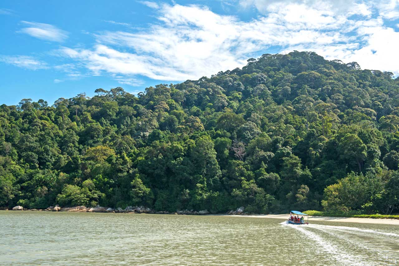penang-national-park-with-boat
