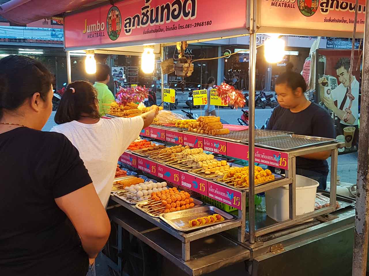 Street food market on Koh Phangan