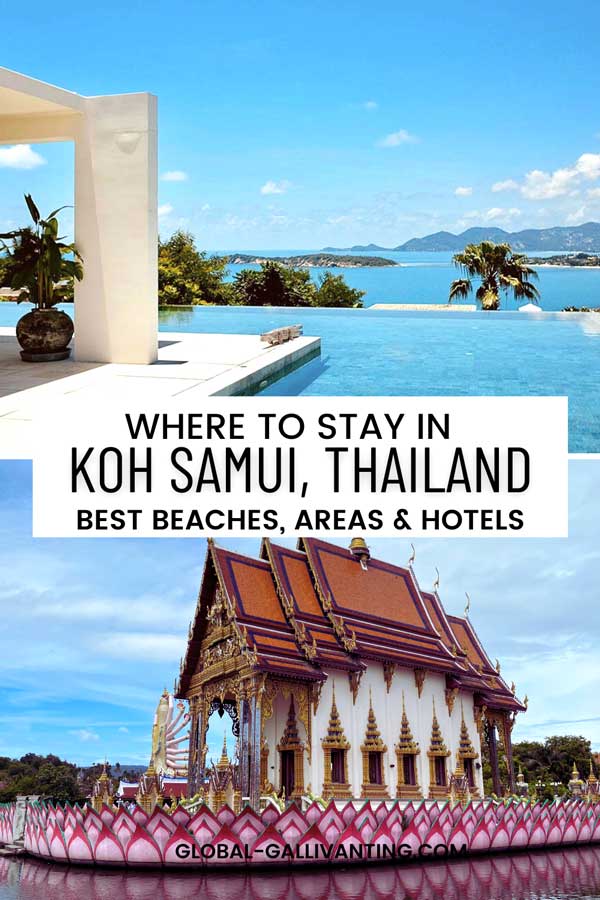 my guide to where to stay in koh samui, thailand