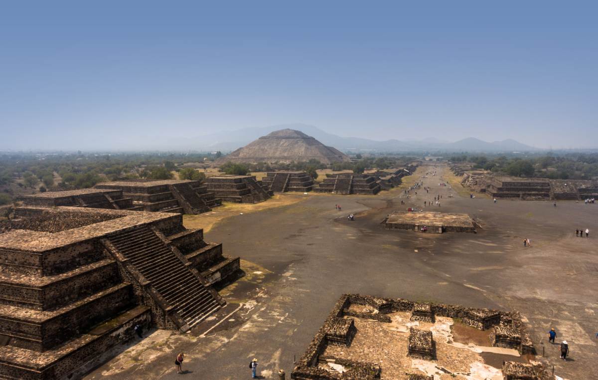 Teotihuacan pyramids in Mexico