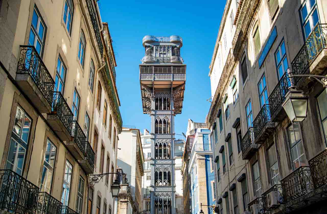 elevador de santa justa, lisbon