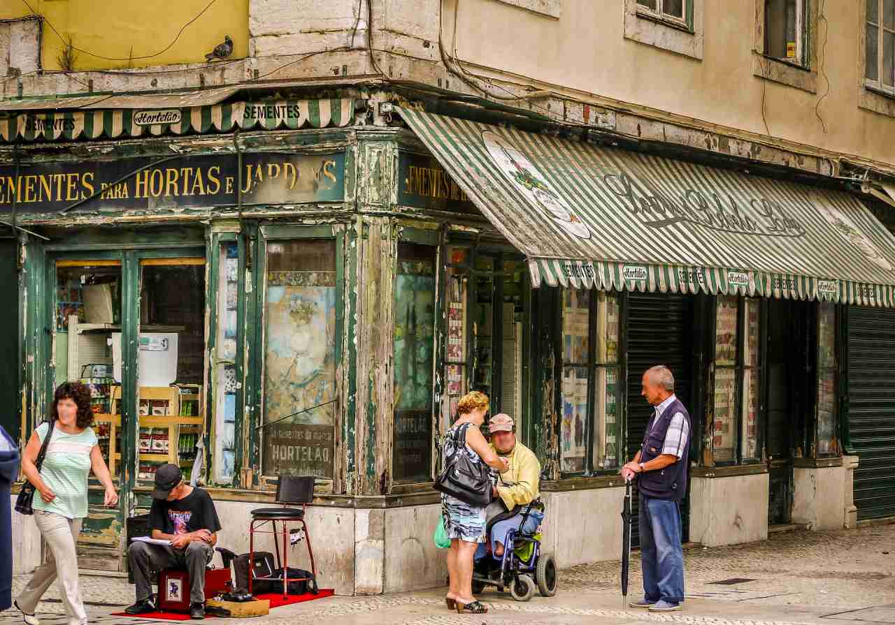 the streets of Lisbon, Portugal