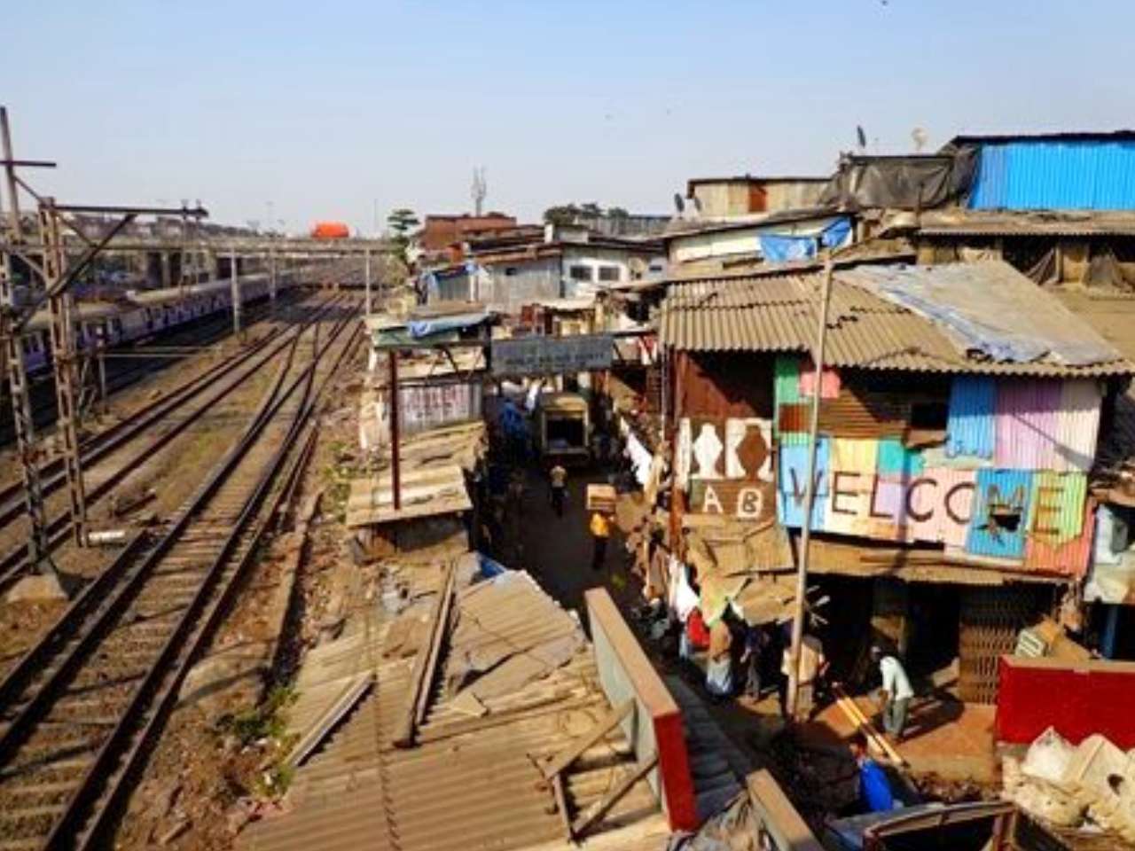 Dharavi Slum in Mumbai