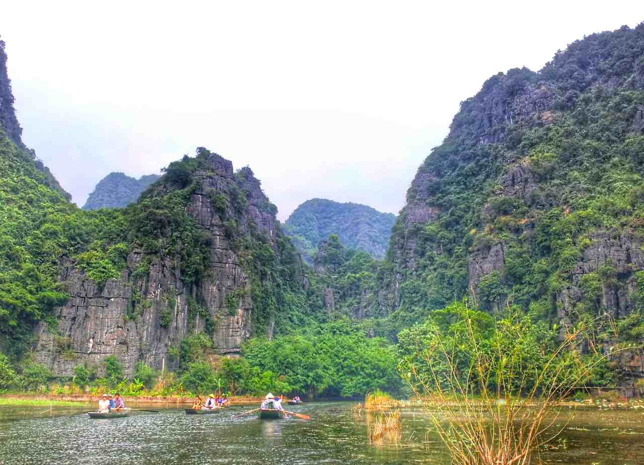 Scenery around Tam Coc, Vietman