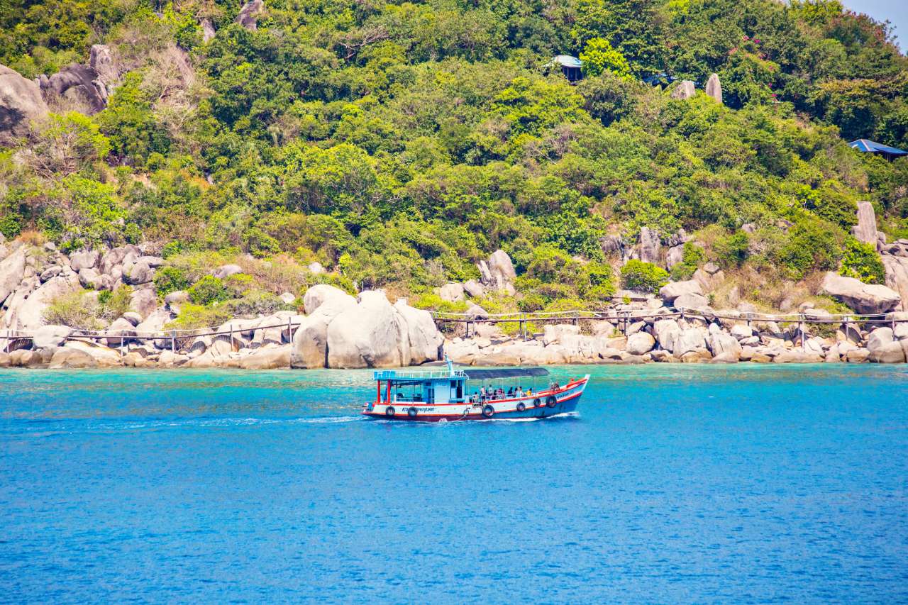 boat trip in koh tao thailand