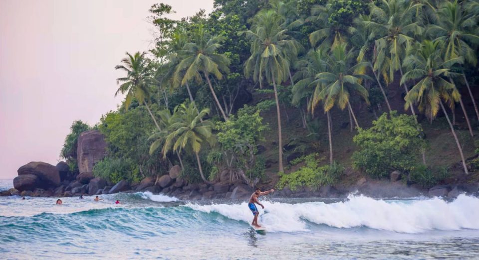 Mirissa surf camps sri lanka. Photo by Matthew Williams-Ellis via Gety images