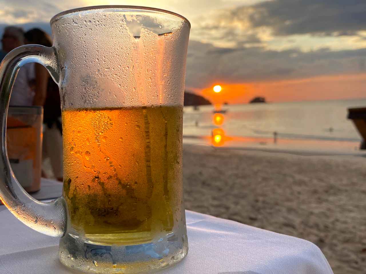 Sunset on Naiyang beach, Phuket